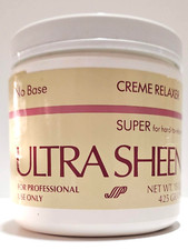 Ultra Sheen - No Base Creme Relaxer SUPER - 15 oz DSC VTG 