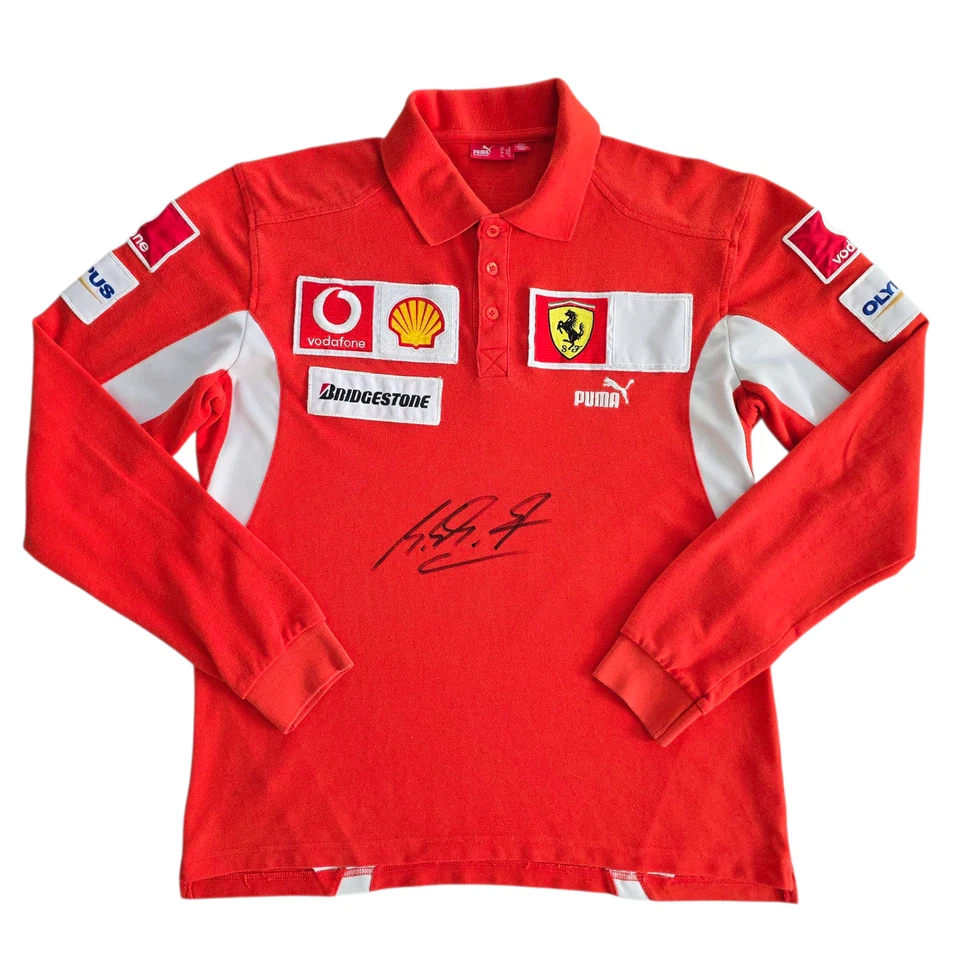 Michael Schumacher SIGNED F1 team shirt jersey - CAP - helmet - RARE Autograph - Image 2 of 3