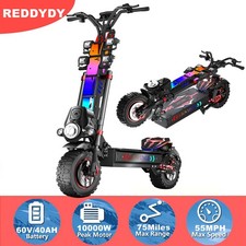 REDDYDY NFC 10000W Electric Scooter 55MPH 75Mi Off-road Detachable Battery Audio