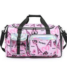 Kids Duffle Bag Girls Dance Bag Travel Overnight Sleepover Bags for Girls Gym...