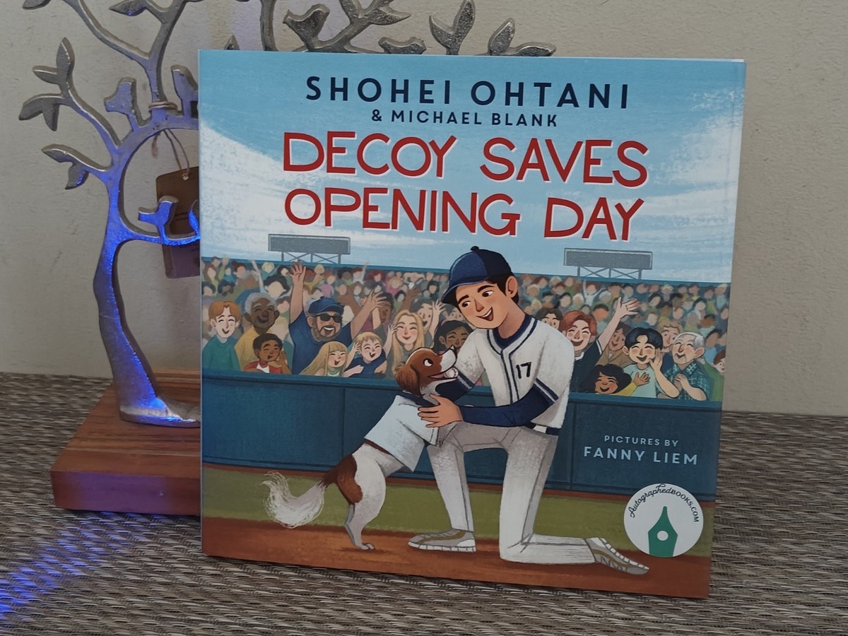 DECOY SAVES OPENING DAY SHOHEI OHTANI AUTOGRAPH SIGNED BOOKPLATE