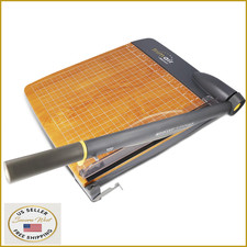 Westcott 12" TrimAir Wood Guillotine Paper Cutter  Trimmer, 30 Sheet