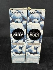 Matrix SoColor Cult Demi Permanent Hair Color Dusty Blue (2 Boxes) 3 oz ea