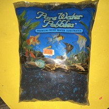 Pure Water Pebbles Midnight Glo Fresh Water Aquarium Gravel MPN 70528 5lb