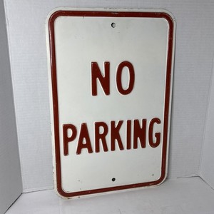 Vintage No Parking Sign | eBay