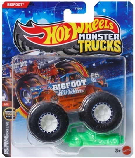 Bigfoot 4X4X4 Live - Monster Trucks Big Foot Hot Wheels Mattel Auto Diecast 1:64-image