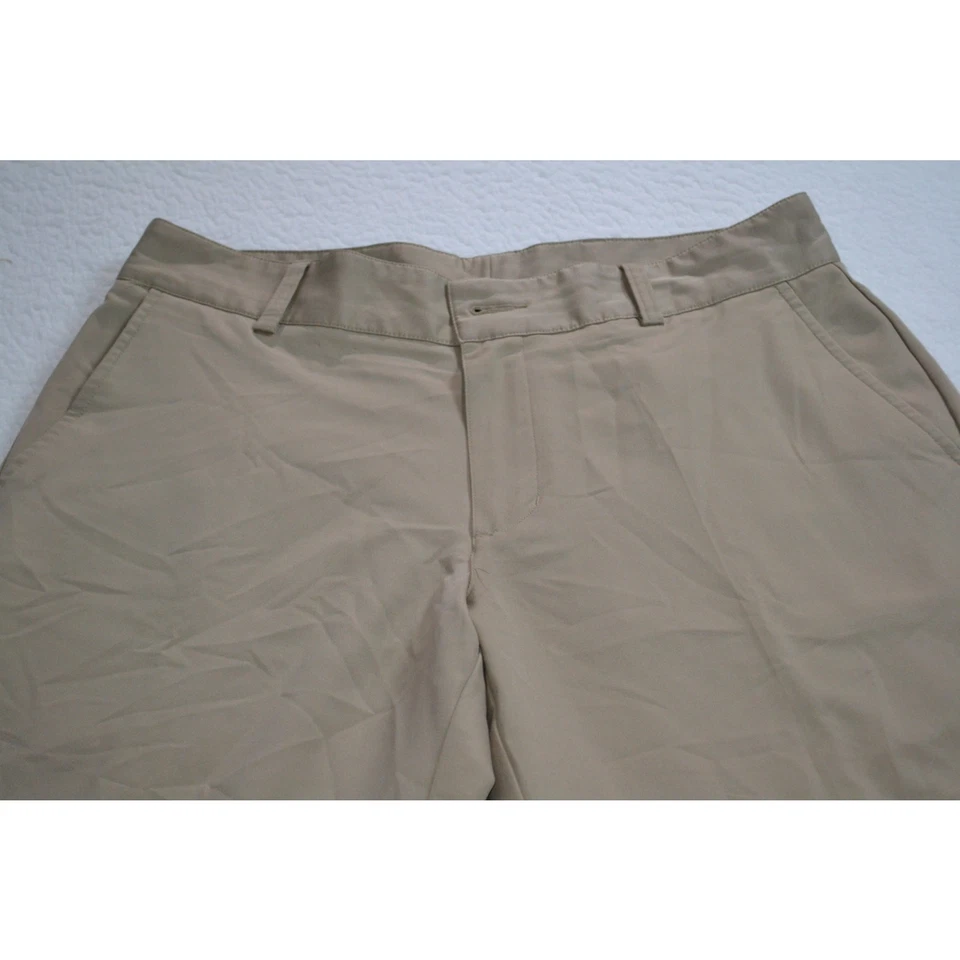 Pantalones de golf Adidas 48416 para hombre talla 32 x 32 bronceados ClimaLite rendimiento poliéster Foto 4 de 4