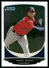 Andry Ubiera 2013 Bowman Chrome Baseball #BCP159 - Atlanta Braves