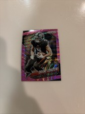 2024 Panini Prizm #12 Drake London Pink Wave – Atlanta Falcons