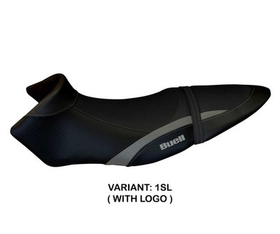 Sattelbezug Komplet Sitz Avignone Silb SL + logo TPZ BUELL XB 12 S/SX 2019 2021