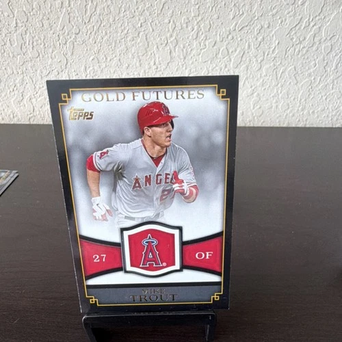 Topps 2012 Gold Futures Mike Trout #GF-16 Los Angeles Angels Baseball Card