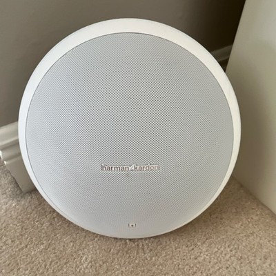 Harman Kardon Onyx Studio Portable Speaker Wired Sphere 3.5mm White Plastic