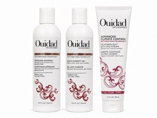 Ouidad Advanced Climate Control Shampoo Gel Styling Cream Set