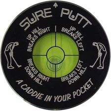 Golf Putting Aid & Green Reader - Black