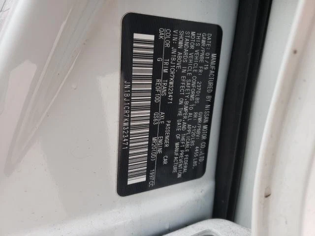 Used Starter Motor fits: 2019 Nissan Rogue sport  Grade A - Image 3 of 4