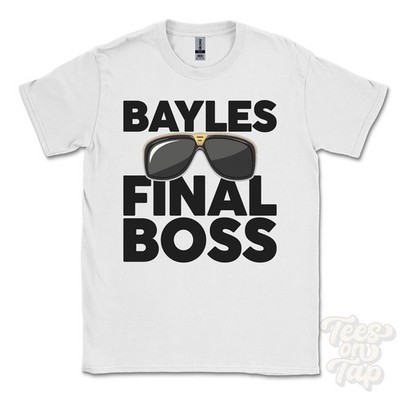 BAYLES FINAL BOSS T-SHIRT lustiges Weihnachtsgeschenk Cumbria Alston Moor England Ibiza