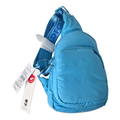 Wildfox Parachute Crossbody Zip Sling Belt Bag Handbag Purse Blue
