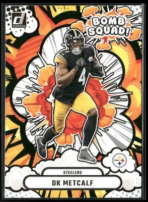 2025 Donruss DK Metcalf #BS-DMT Bomb Squad