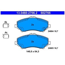 Satz Bremsbeläge Bremsklötze vorne für Jeep Cherokee KK Wrangler 3 JK | 24414