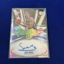 Ben Saraf 2025-26 Topps Chrome #FS-BS Black Future Stars Rookie Auto #02/10