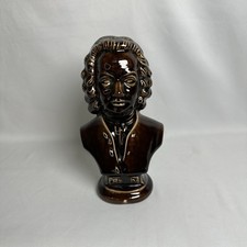 1977 Vintage Bach Ceramic Bust Sculpture Statue Arnels Pottery 8” Height