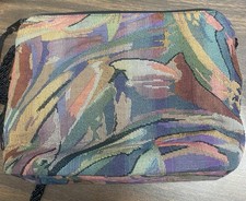 Vintage 80 s 90 s Tapestry Upholstery Tote Bag Tassel