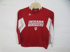 Indiana Hoosiers Sweatshirt Mens XL Red Adidas NCAA Basketball Crewneck Pullover