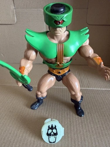 Tri-Klops COMPLETE Vintage He-Man HEMAN Masters of the Universe MOTU 1981 w RING