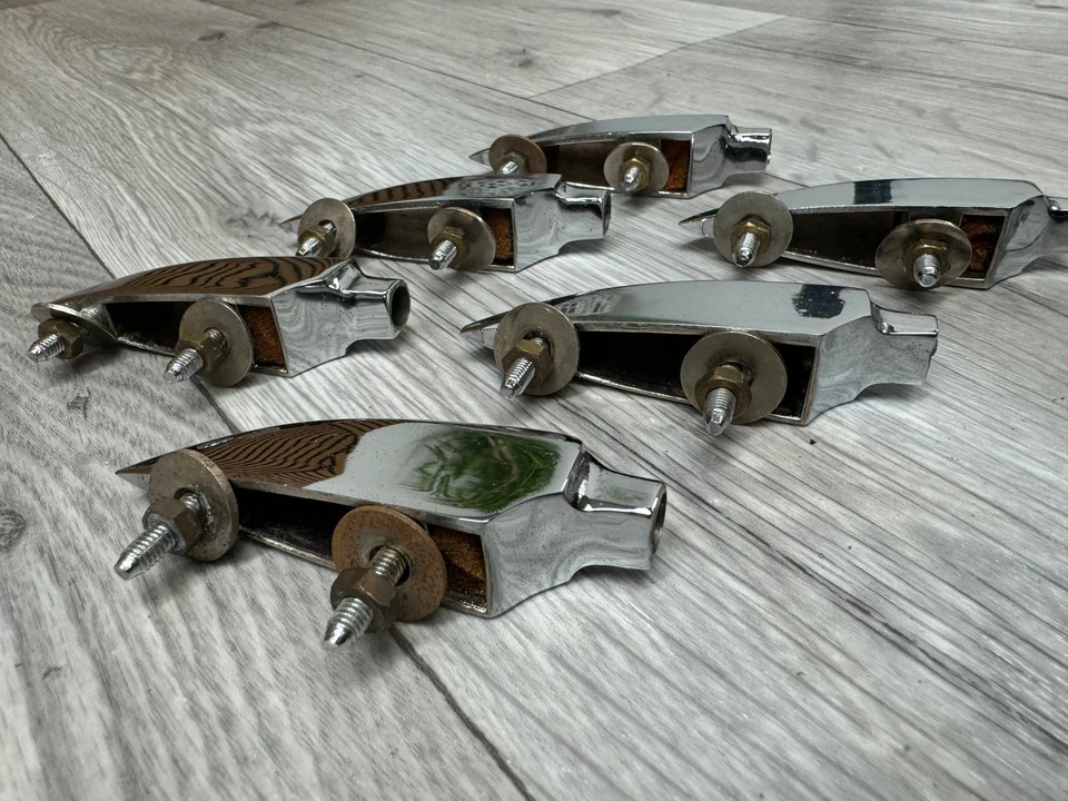 Vintage SONOR Teardrop Tom Drum Spares Lugs Hardware Conjunto de 6 #OM54 - Imagem 3 de 4