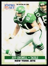 1991 Pro Set Jeff Criswell #245 New York Jets