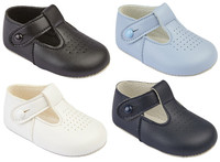 Baby Shoes Boys BAYPODS pram christening traditional T Bar EARLY DAYS 