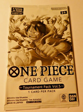 One Piece English Booster Tournament Pack Vol.5 Card Karte Booster Pack Neu