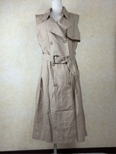 UNIQLO JW ANDERSON Linen Blend Lapel Dress L Beige 331
