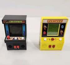 Lot Of 2 Basic Fun Mini Arcade Video Games Pac Man And Centipede PacMan
