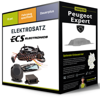 Elektrosatz 13-Pol Spezifisch für Peugeot Expert 06.2016-Jetzt NEU Inkl. EBA