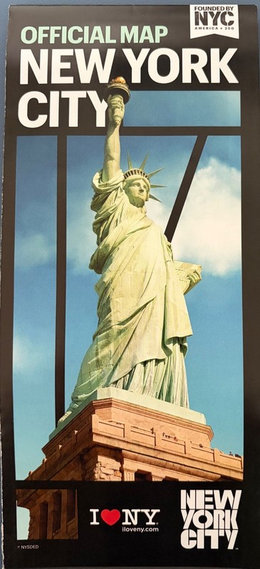 Fold-Out-Map - New York CIty - Walking Tours - Various Tourist Information