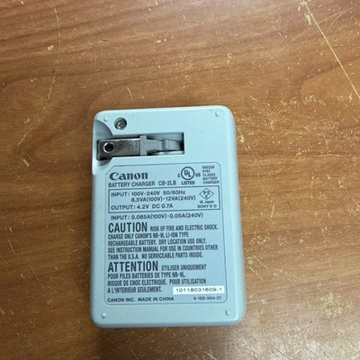 Original Canon CB-2LB US Battery Charger Adapter 4.2V DC 0.7A