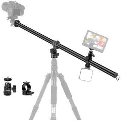 360° Rotatable Center Column Arm - 33'' Tripod Extension