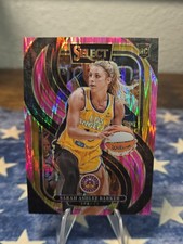 Panini 2025 Select WNBA Sarah Ashlee Barker Sparks Premier Prizm RC Pink Flash