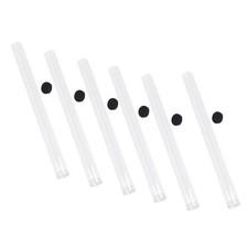 6 Pcs Clear Acrylic Incense Tubes Container Sample Pipe for Stick