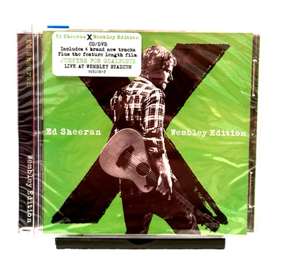 CD/DVD: ED SHEERAN X Wembley Edition - BRAND NEW/ SEALED w/Hype Sticker 2 Discs