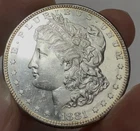 1881-S Morgan Silver Dollar BU PL Surfaces Beautiful Dual Side Toning $1