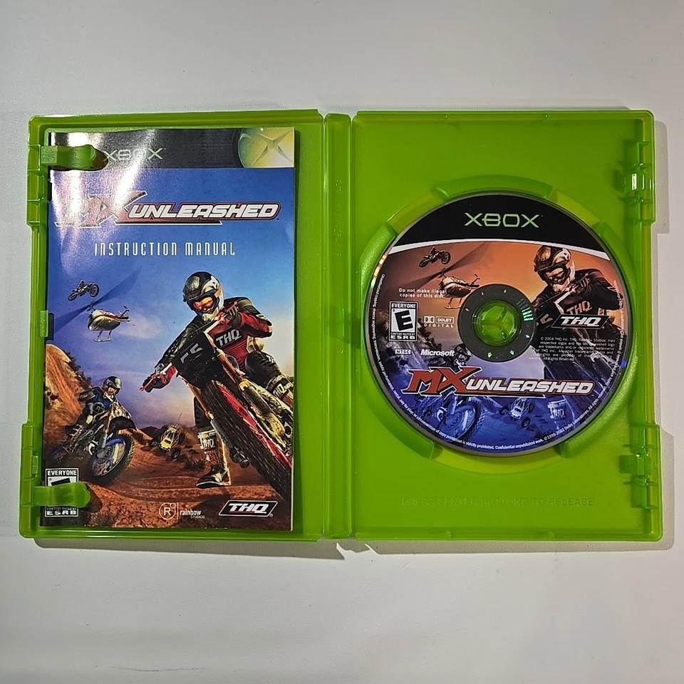 MX Unleashed (Original Microsoft Xbox) CIB COMPLETE With Manual - Image 2 of 4