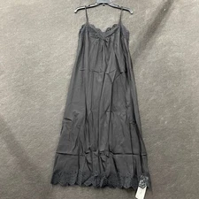 ZIMMERMANN Lace Panel Sip Dress Women's Size 1 Black