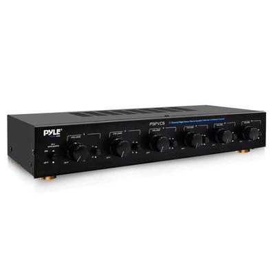 Pyle Universal Compatible Speaker Selector W/Volume Control 6 Channel High Power