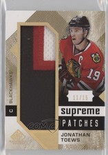 2016-17 SP Game Used Supreme Patch 11/15 Jonathan Toews #PA-JT Patch 2d8