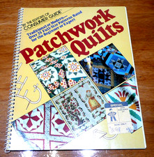 Patchwork Quilts Book 25 Patterns Vtg 1992 Spiral Editors Consumer Guide