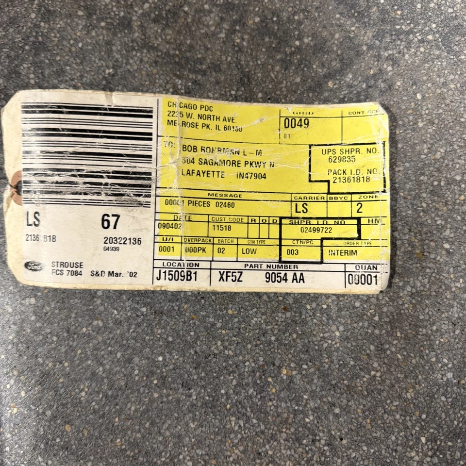 OEM Fuel Tank Strap - Ford XF5Z-9054-AA Mercury Villager 1993-2000 - Image 4 of 4