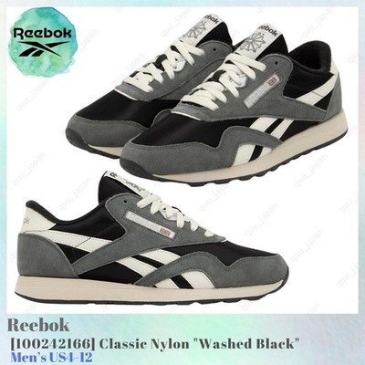 Reebok Classic Nylon Washed Black 100242166 Men's US4-12 NEW