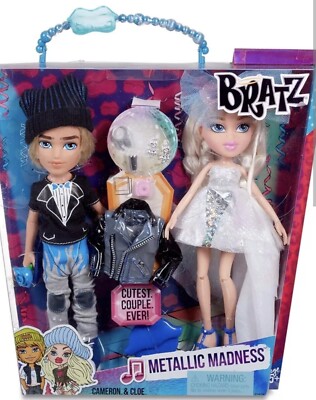 NEW BRATZ Metallic Madness 2 Pack Doll Set Cameron and & Cloe CUTEST COUPLE EVER